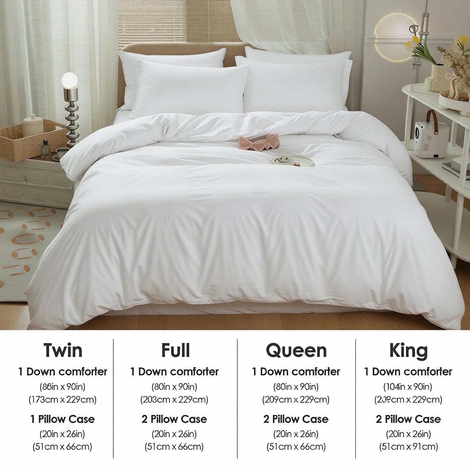 Ultra Soft Solid Color Bedding Set — Breathable Duvet Cover & Pillowcase Kit
