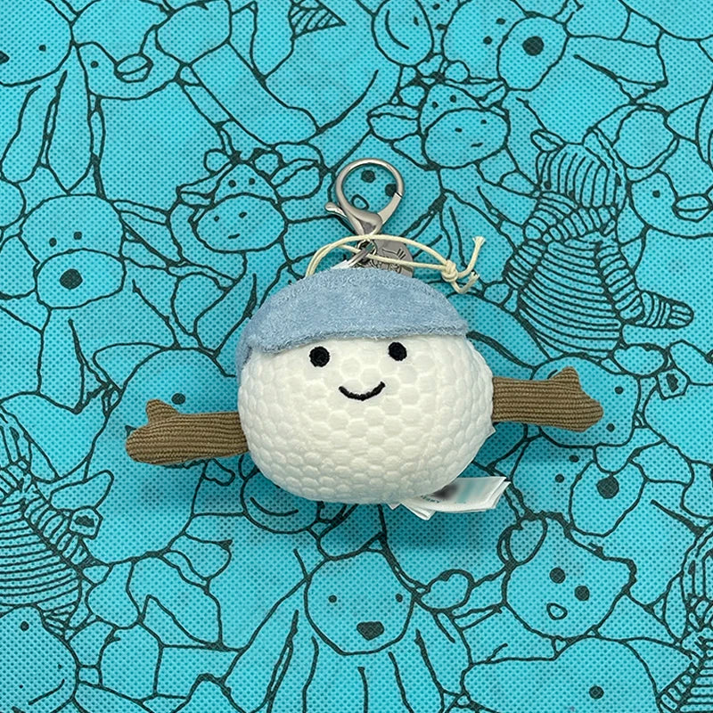 Assorted Plush Keychain Charms — Cute Animal & Food Bag Accessories