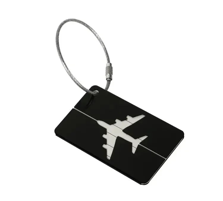 eTya Aluminum Alloy Luggage Tag — Durable Suitcase ID Holder for Travel