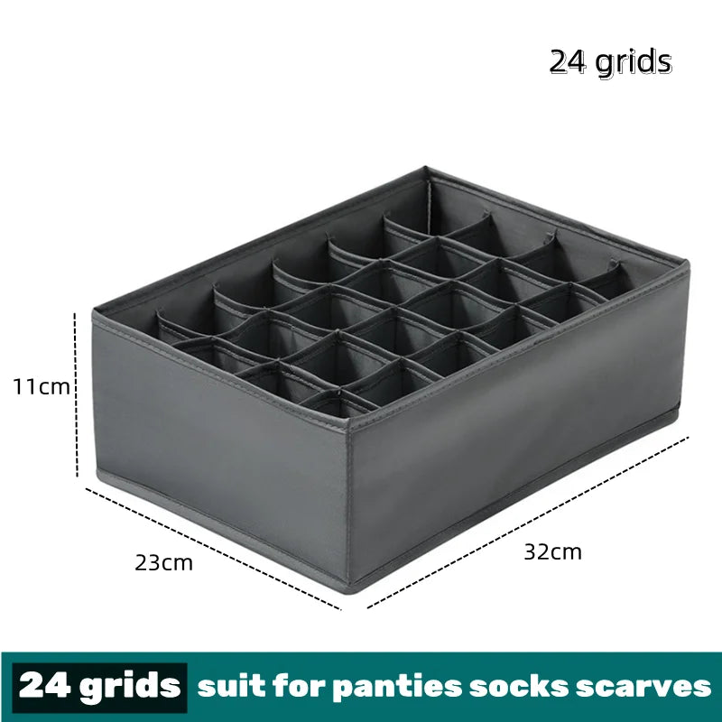 PGY Drawer Organizer Dividers — Multi-Grid Storage for Underwear and Socks