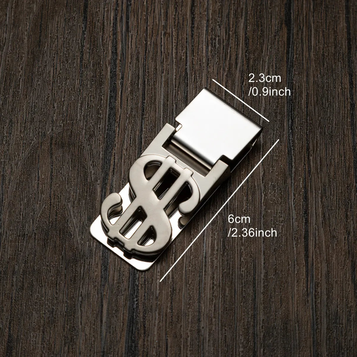 Minimalist Money Clip — Slim Cash and Credit Card Holder for Men