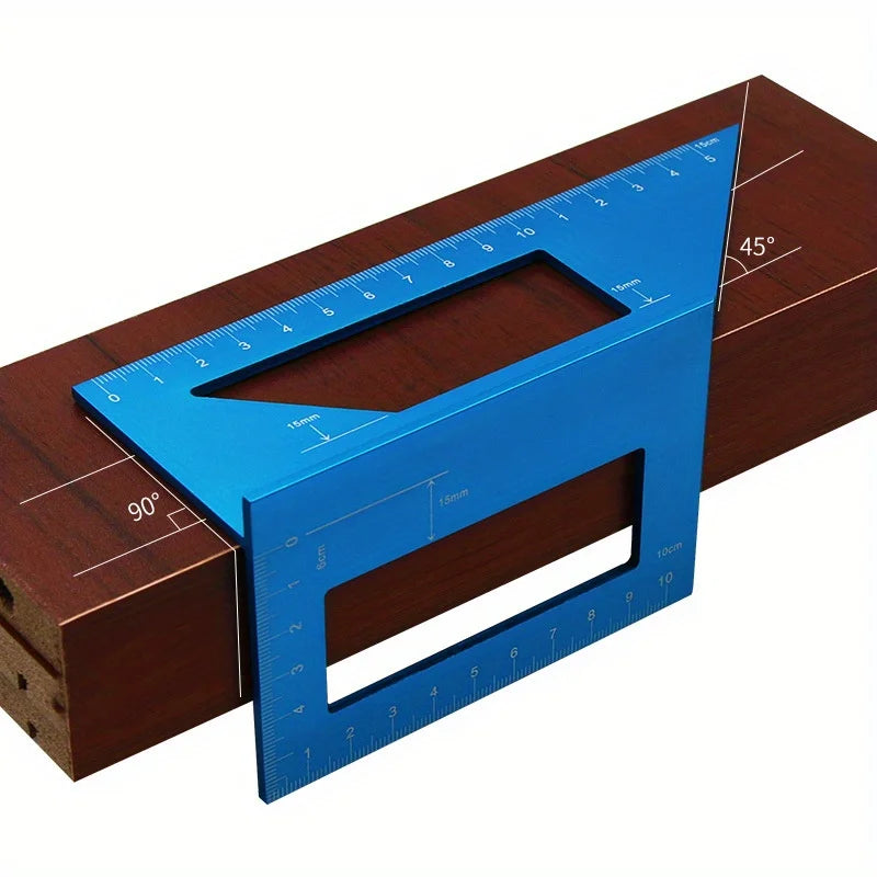 Multifunctional Angle Gauge Ruler — 45/90 Degree Woodworking Tool