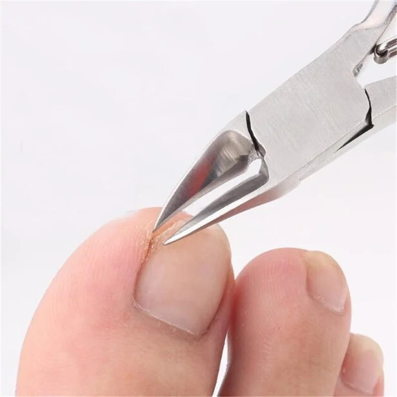 Stainless Steel Cuticle Nipper — Professional Manicure & Pedicure Tool