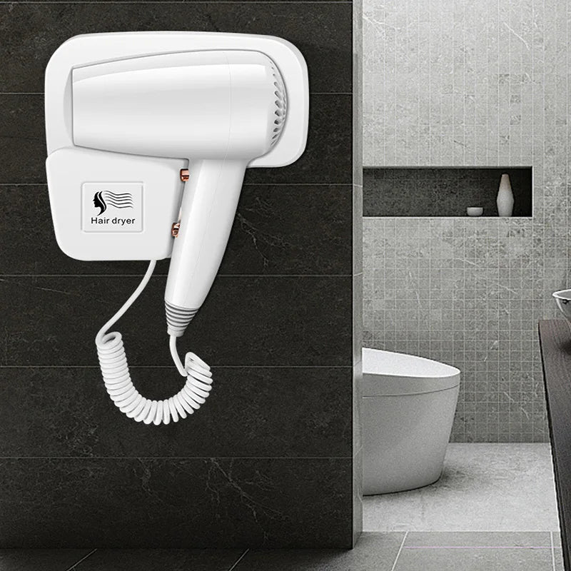 LRUIYUEE Wall Mounted Hair Dryer — High Power Professional Salon Style