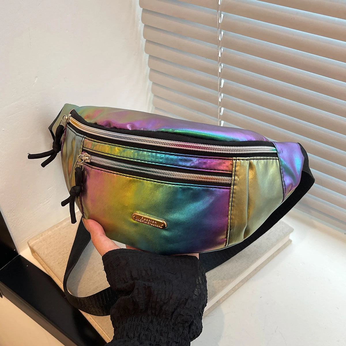 AEROCANDY Unisex Waist Pack — Adjustable Crossbody Travel Bag