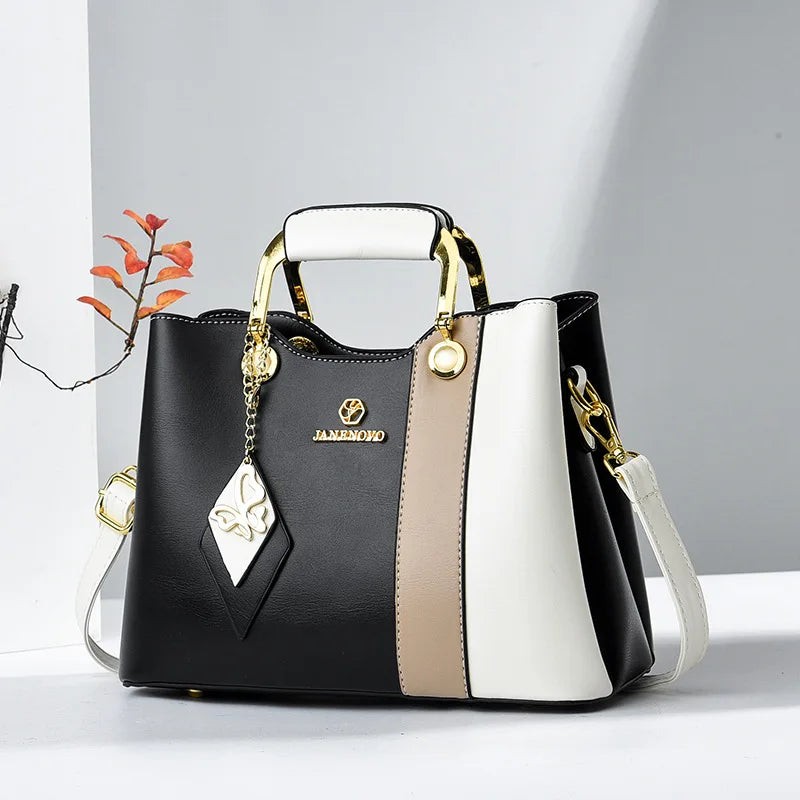 YNMY Fashion Cat Satchel — Stylish Top Handle Shoulder Bag for Women