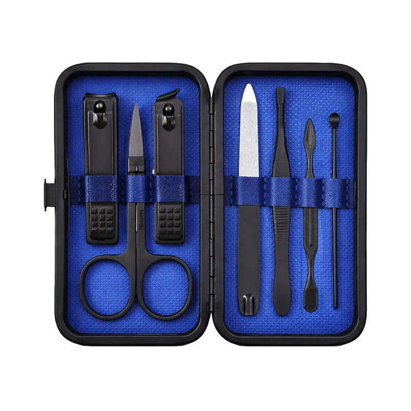 LGRAMER 7-Piece Nail Clipper Set — Professional Manicure & Pedicure Kit