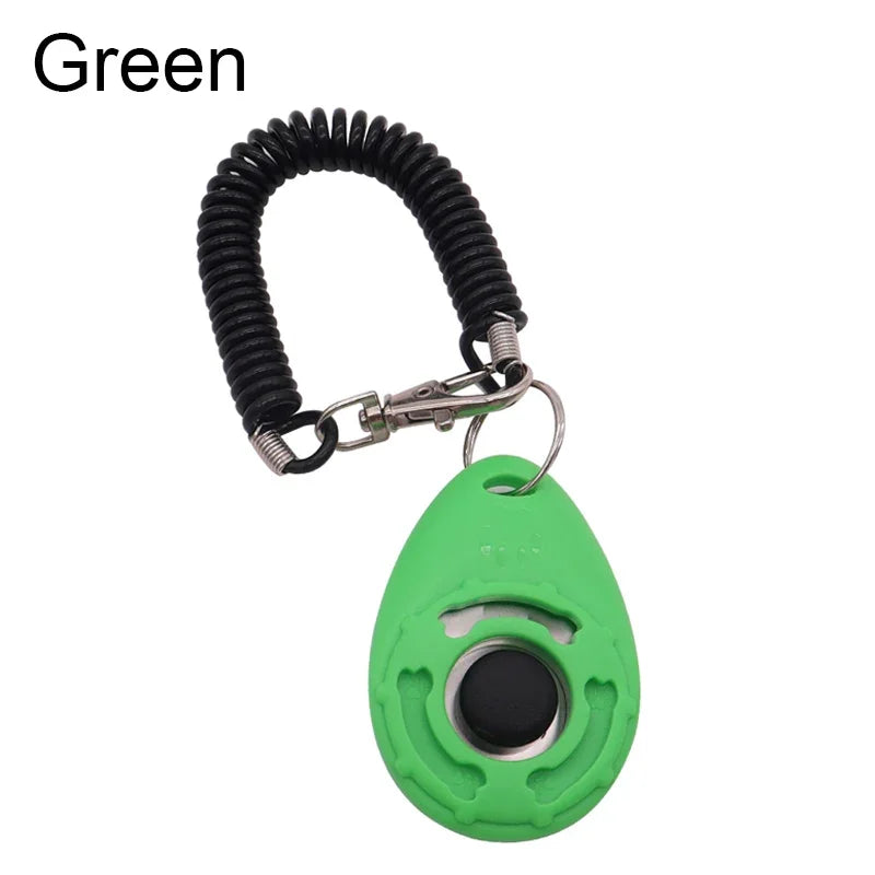 Pet Training Clicker — Ergonomic Reward Tool with Wrist Strap