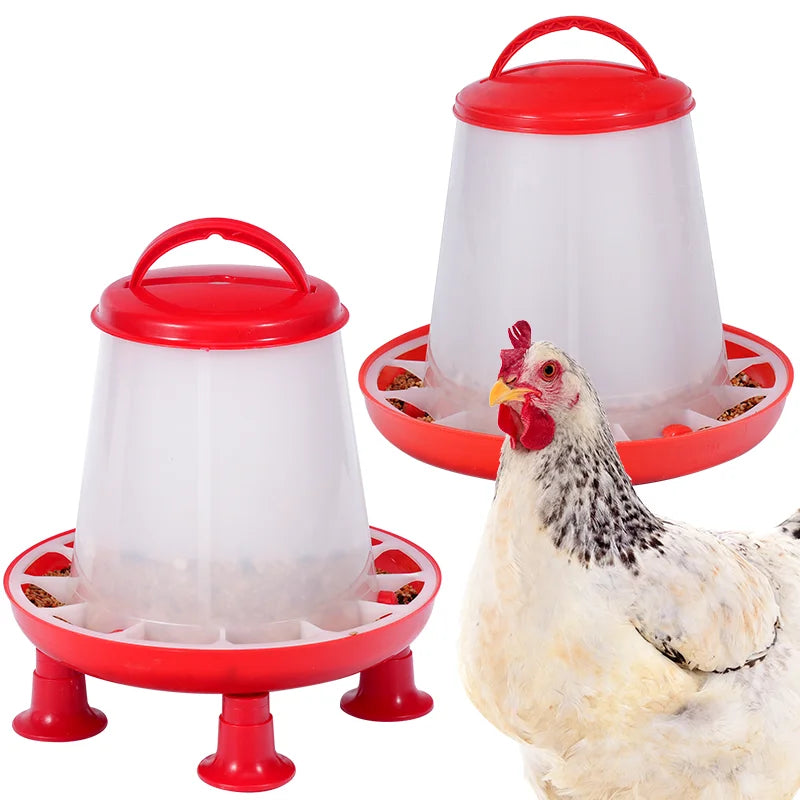JIECARE Automatic Chicken Feeder — 1.5KG Poultry Food Dispenser