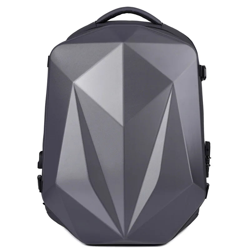 Hard Shell Laptop Backpack — Waterproof Commuter Bag for Helmets & Tech