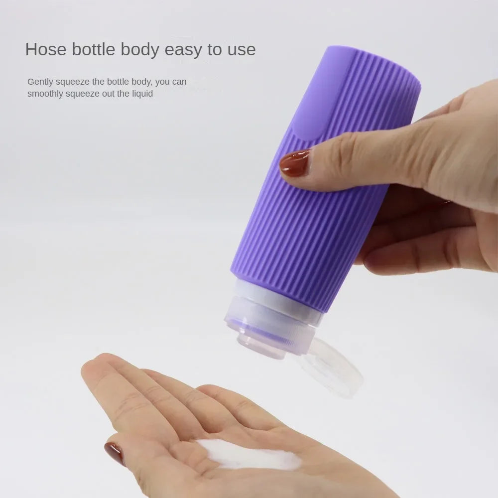 Silicone Travel Bottle Set — Leak Proof 100ml Refillable Containers