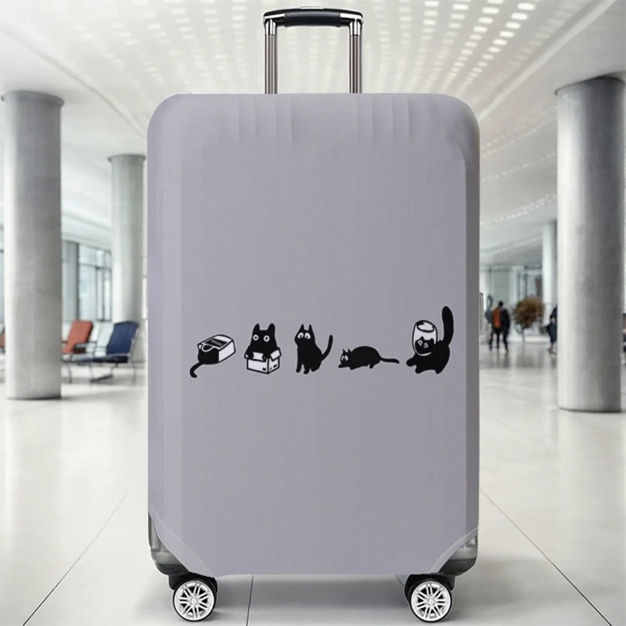 Elastic Luggage Cover Protector — Waterproof and Dustproof Suitcase Guard