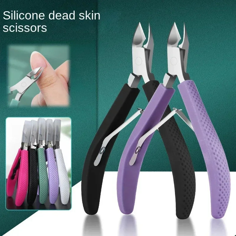 Stainless Steel Cuticle Nippers — Professional Manicure & Pedicure Tool