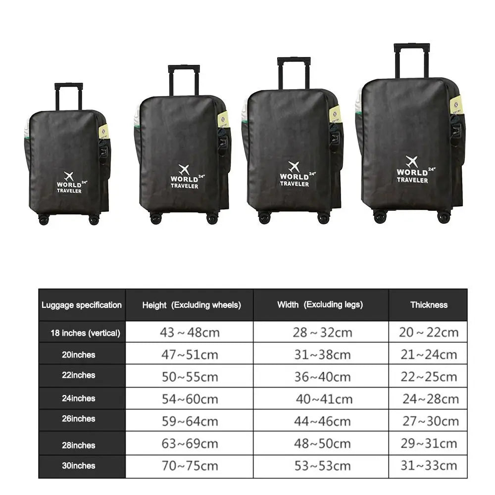 Waterproof Luggage Protector Cover — Durable Suitcase Guard for Travel