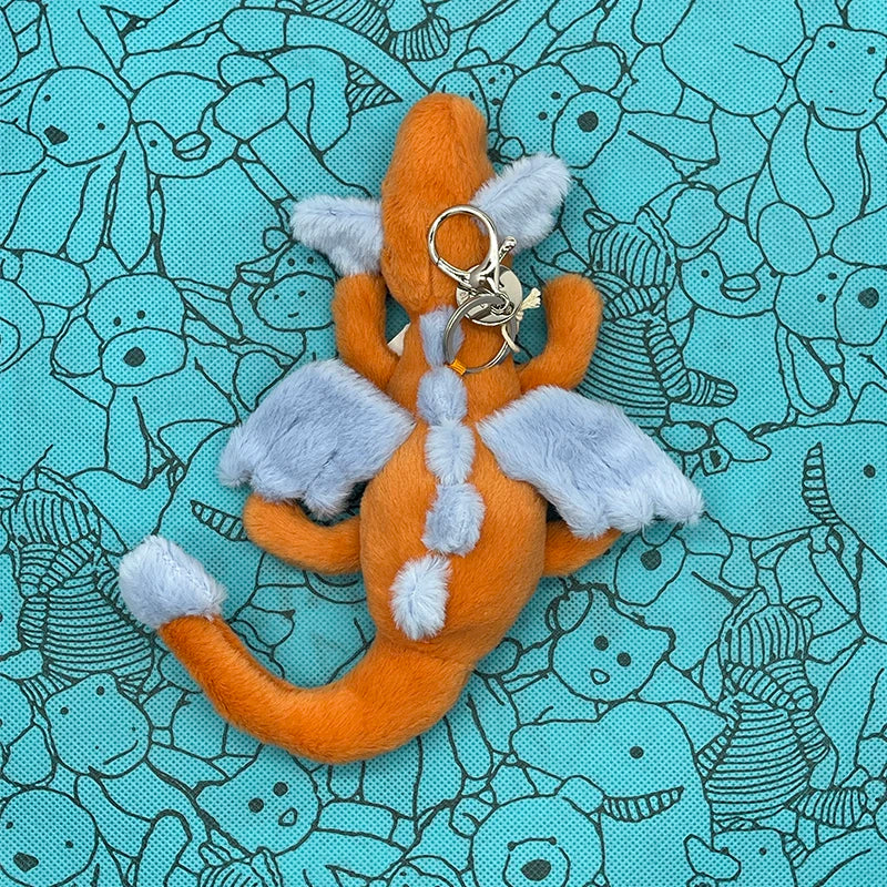 Assorted Plush Keychain Charms — Cute Animal & Food Bag Accessories