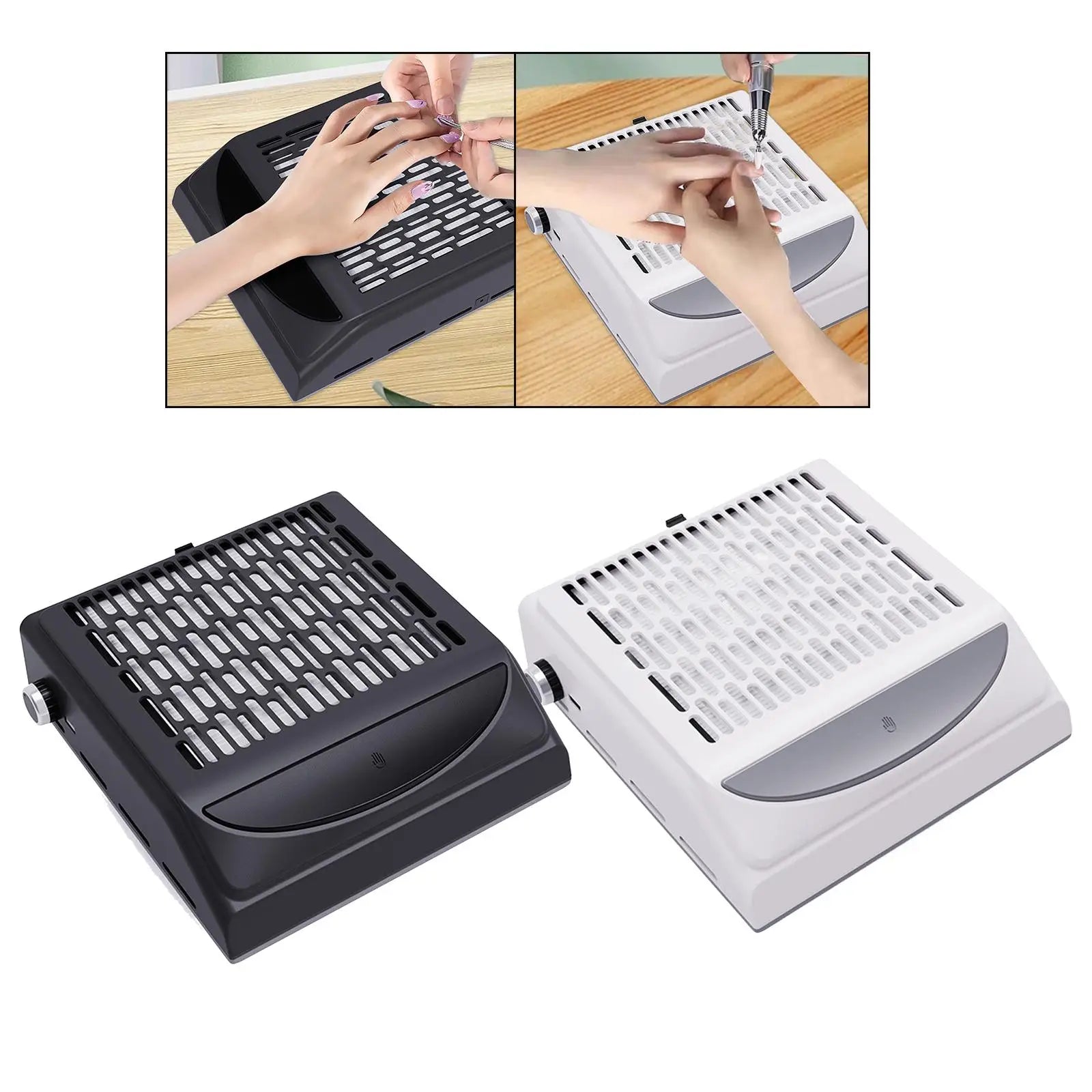 Professional Nail Dust Collector — Powerful 100W Vacuum for Manicure