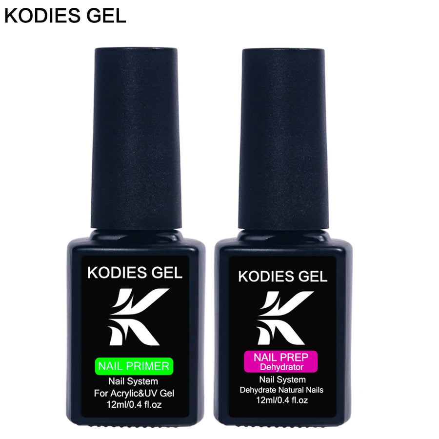KODIES GEL Nail Primer and Dehydrator Set — Long Lasting Manicure Prep