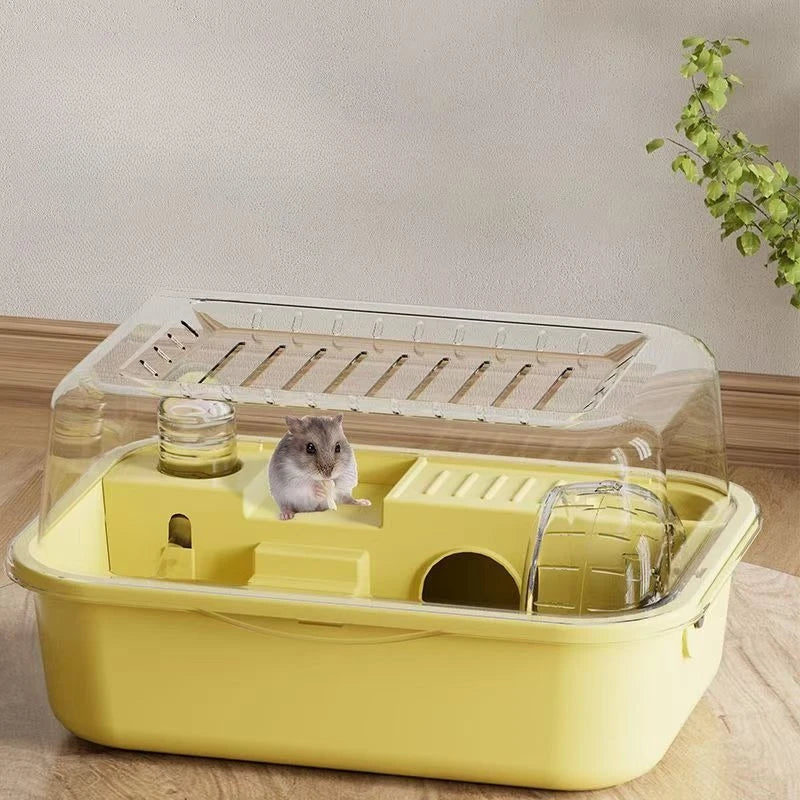 Large Hamster Habitat — Chewproof Cage with Acrylic Sheets