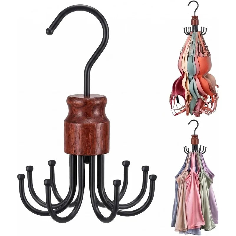 Wooden Bra and Tank Top Hanger — Space Saving Closet Organizer