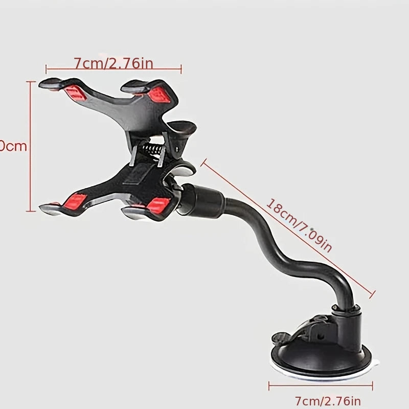 Flexible Music Sheet Phone Stand — Suction Cup Mount for Guitar and Piano