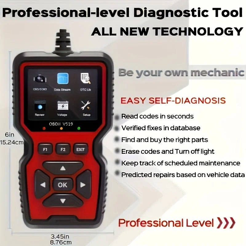 OnRetul V519 Professional OBD2 Scanner — Automotive Diagnostic Tool