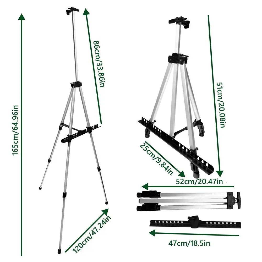 Adjustable Sketching Easel — Portable Art Display Stand for Drawing