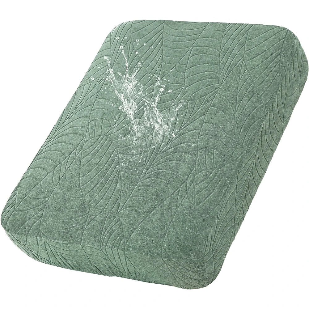 airldianer Jacquard Sofa Cushion Cover — Waterproof Stretch Protector