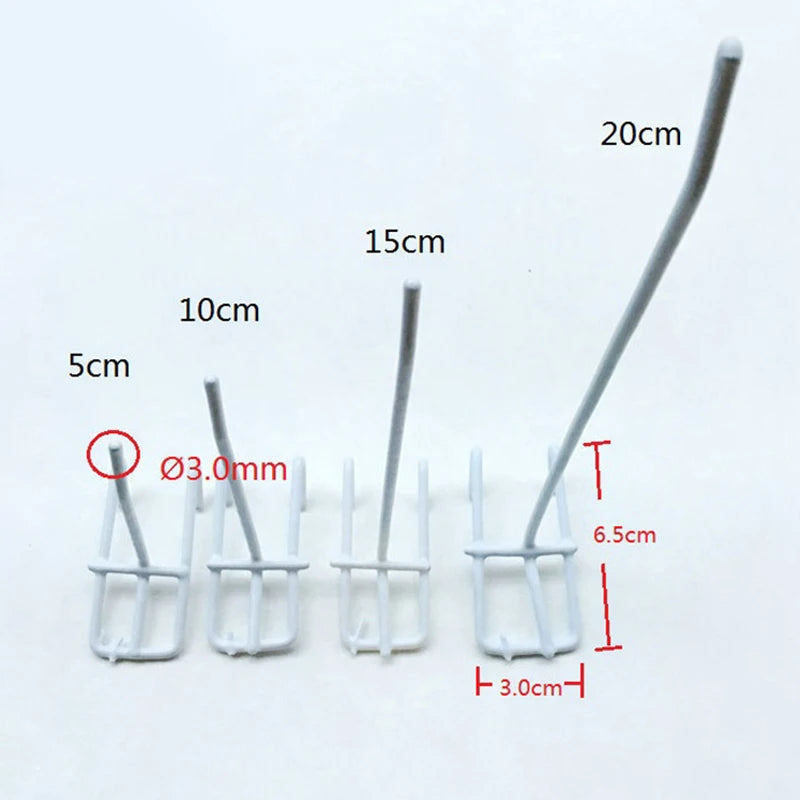 Durable Metal Mesh Panel Hooks — Versatile Hanging Hooks for Display & Storage