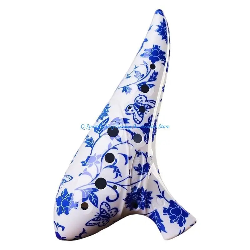 12 Hole Ceramic Ocarina — Musical Wind Instrument for Beginners