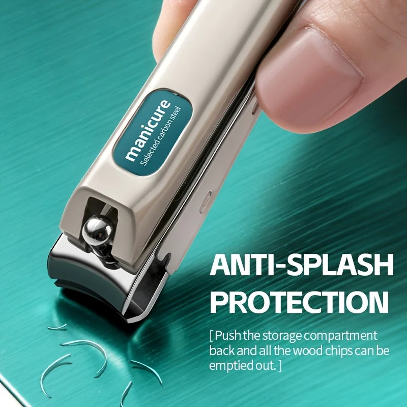 Stainless Steel Nail Clipper Set — Precision Trimming for Thick Toenails