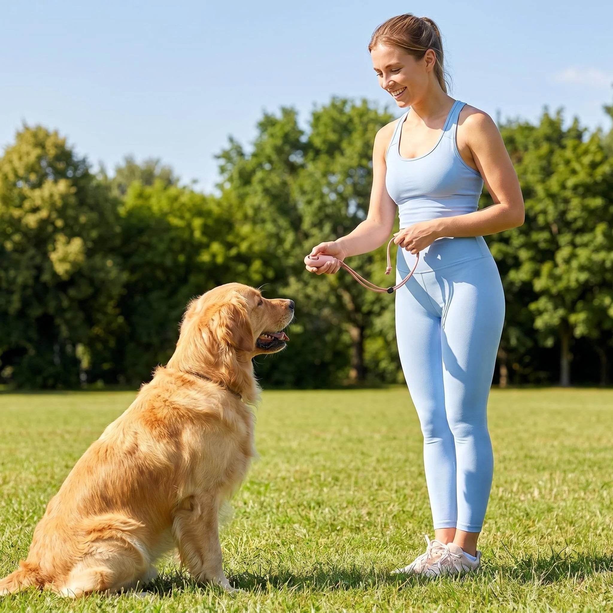 Dog Training Clicker — Crisp Sound Pet Training Tool with Lanyard