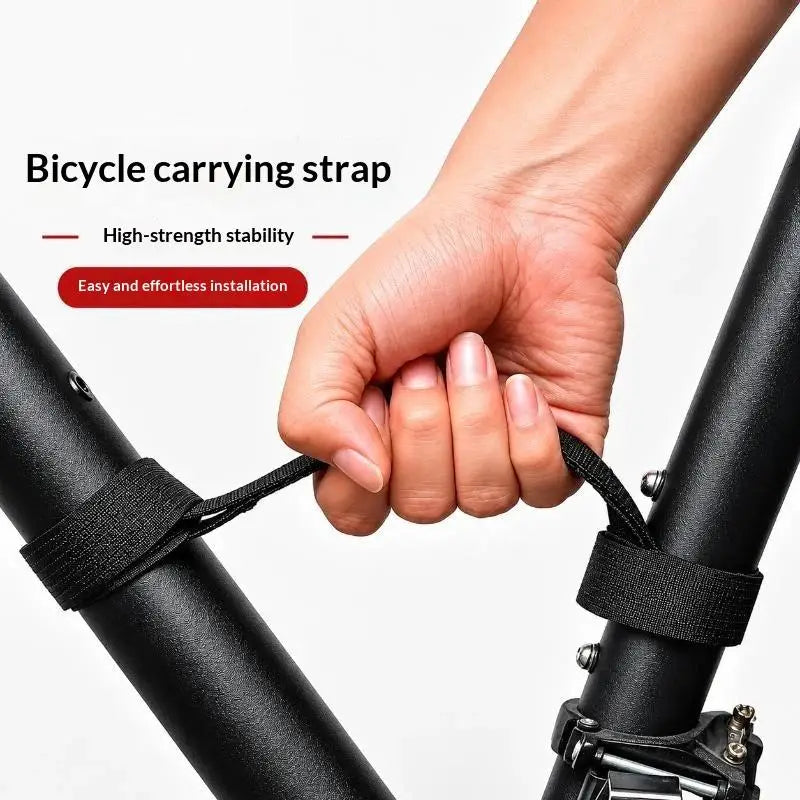 Bicycle Carrying Strap — Ergonomic Hand Straps for Easy Transport