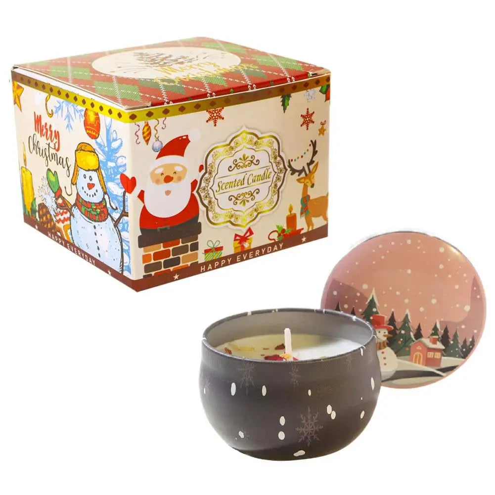 Christmas Scented Belly Jar Candle — Festive Aromatherapy Gift