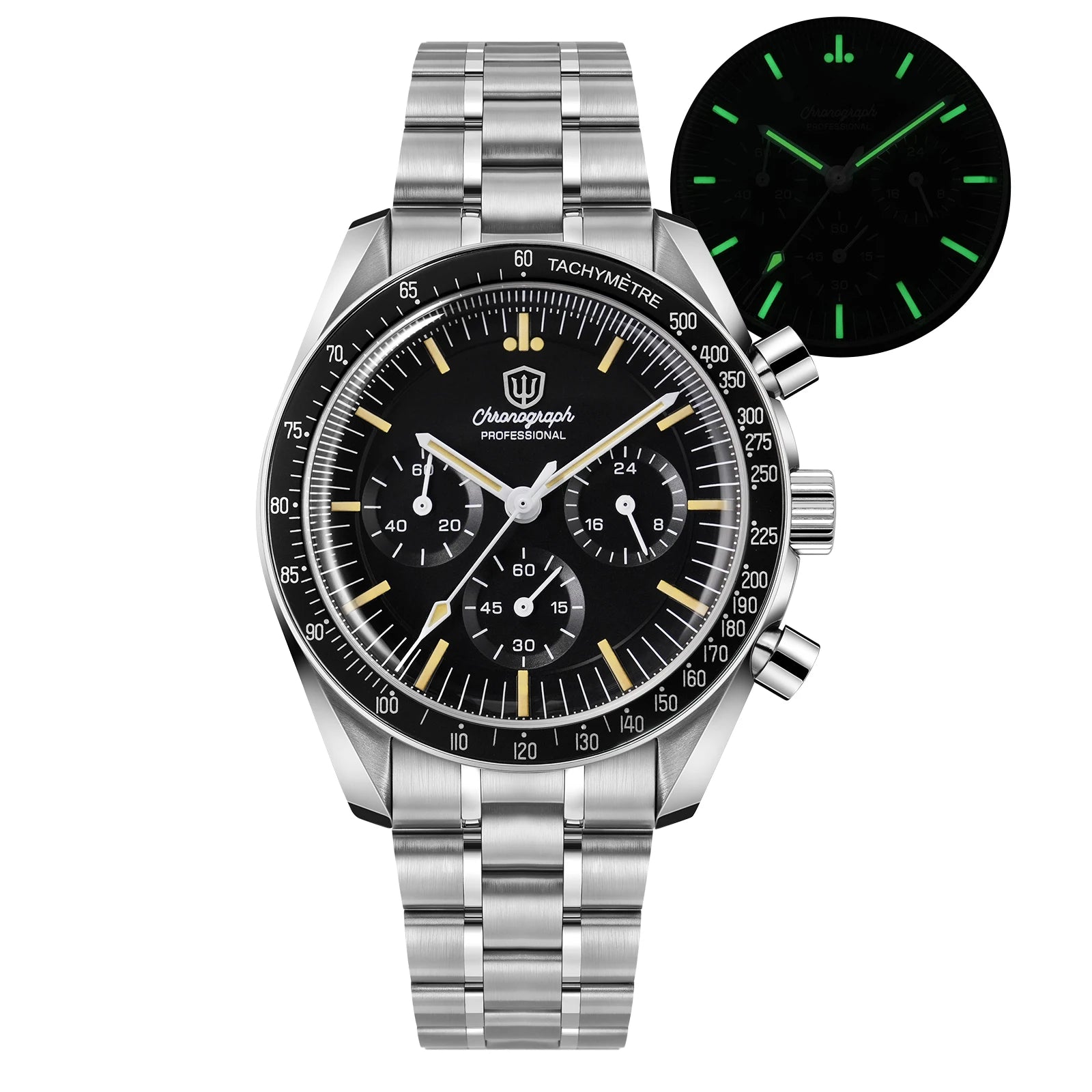 Watchdives WD1863A Chronograph Watch — Sapphire Crystal & Stainless Steel