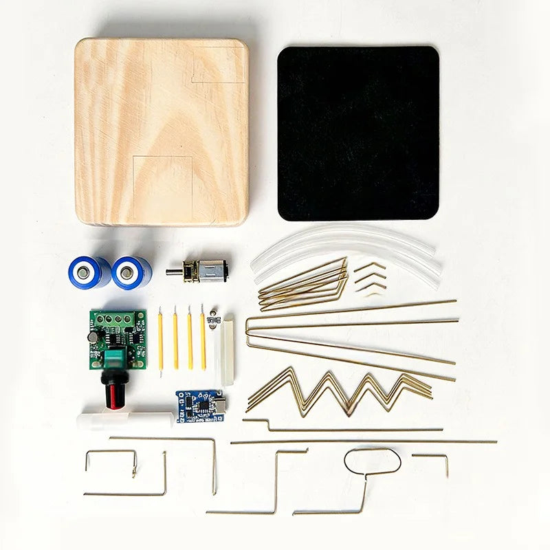 Mechanical Windmill DIY Craft Kit — Rotating Art Nightlight for Desk Decor