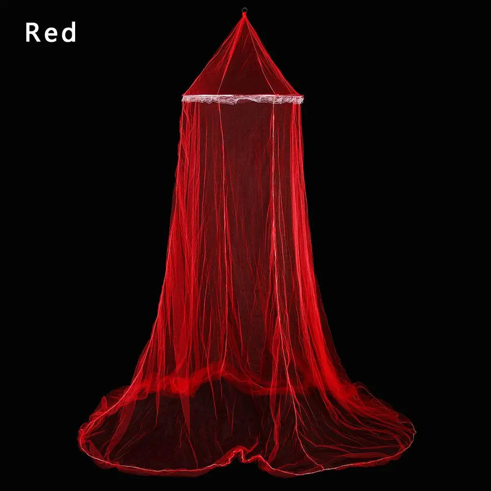 Lace Dome Mosquito Net — Elegant Insect Protection for Single Beds