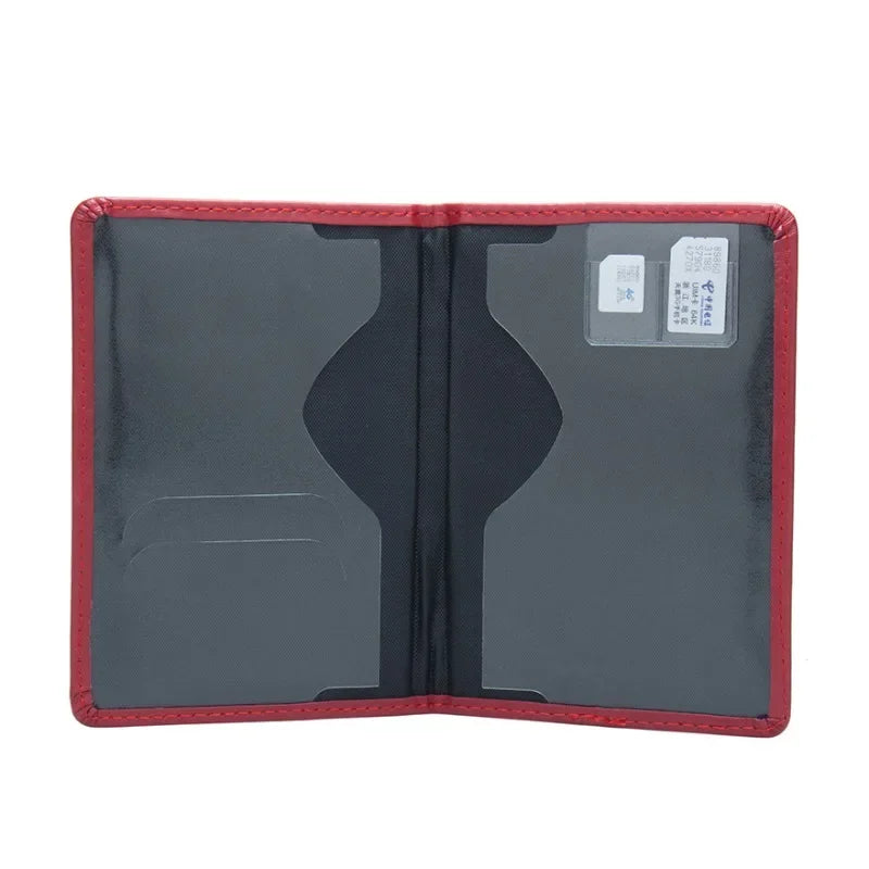 baellerry PU Leather Passport Cover — Travel Wallet with Card Holders