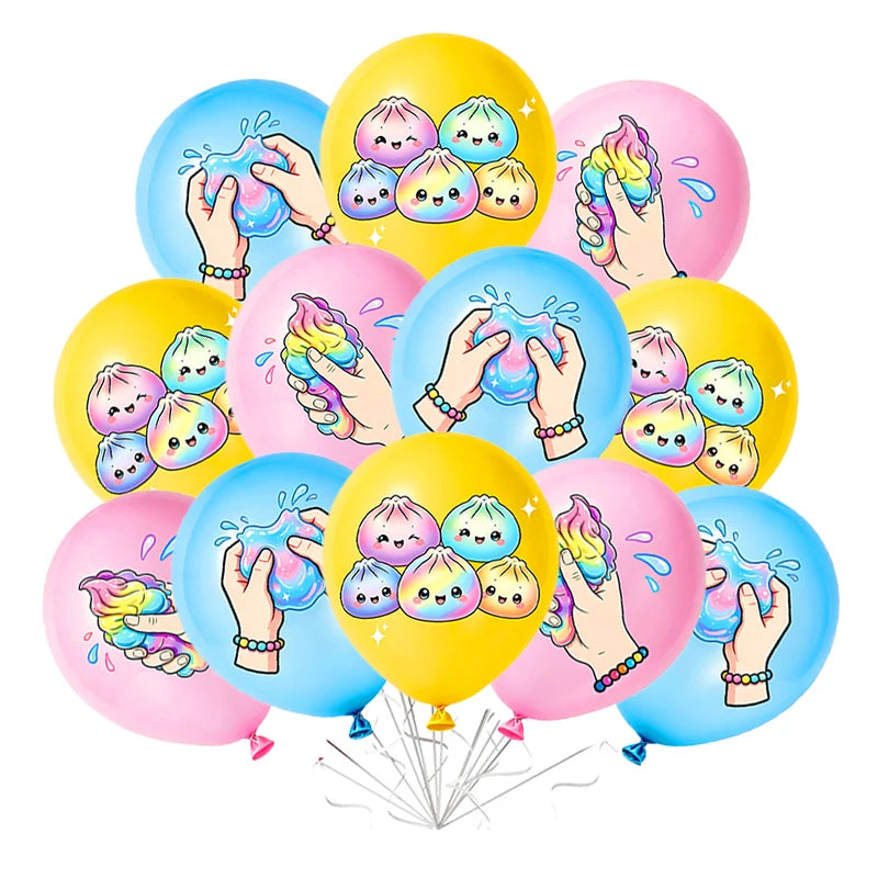 Dumpling Theme Party Decoration Set — Birthday Party Supplies & Favors