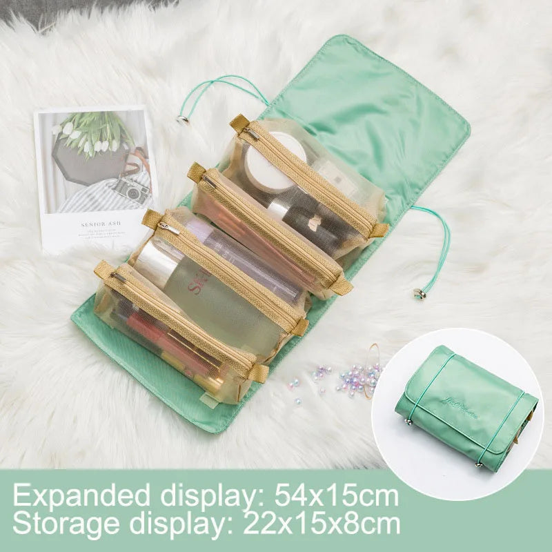 Large Capacity Travel Cosmetic Bag — Multifunction Toiletries Organizer