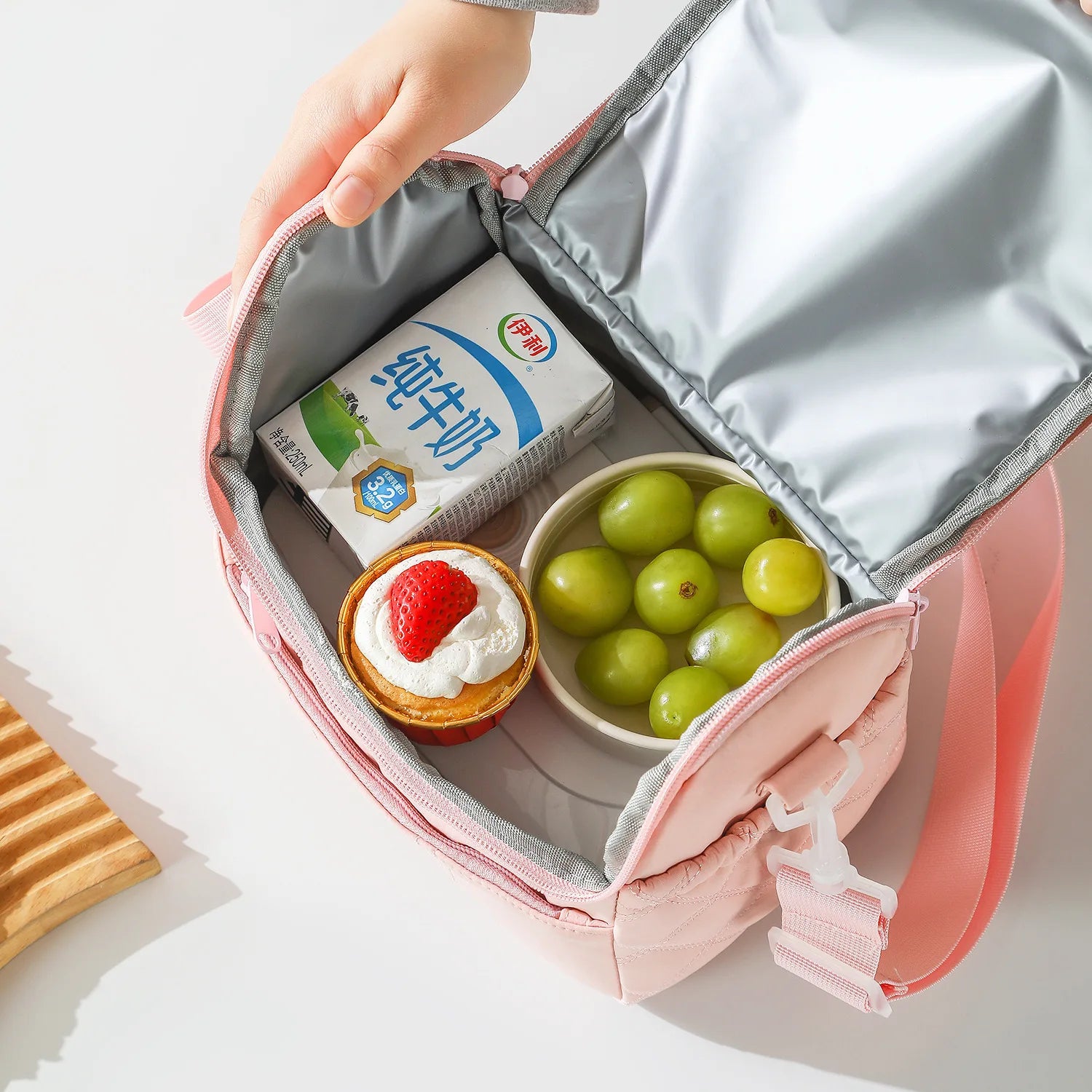 Insulated Lunch Bag — Waterproof Bento Handbag for Work and School