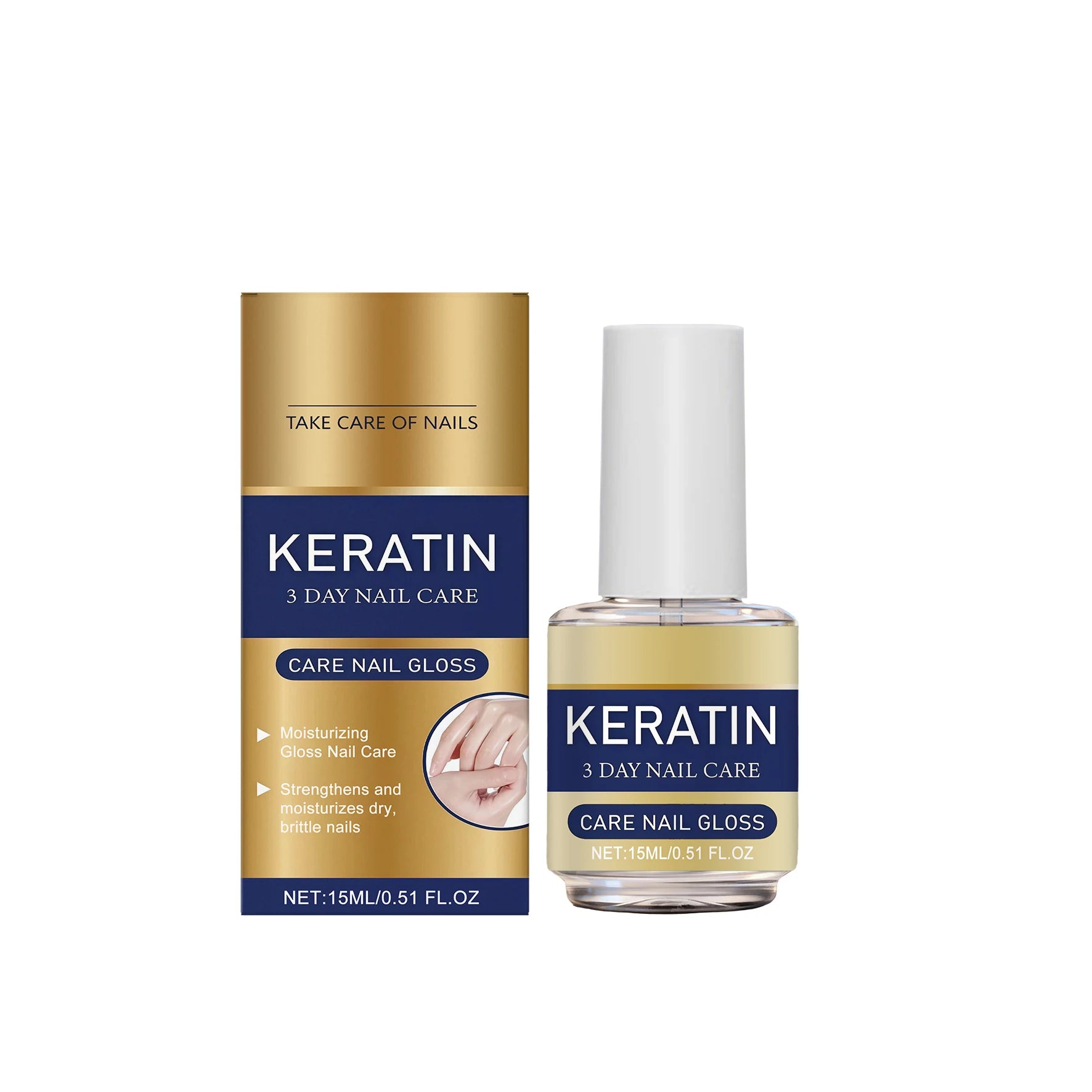 Nourishing Cuticle Treatment Oil — Smooth Nail Surface Serum, 15ml