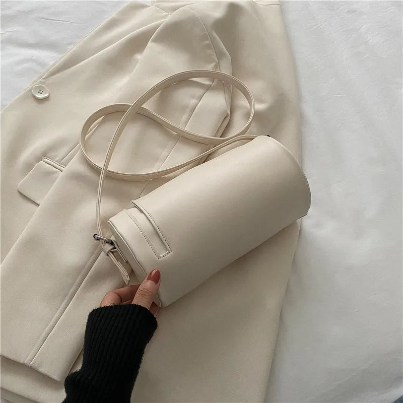 Women's Round Crossbody Bag — Elegant Single Shoulder Purse