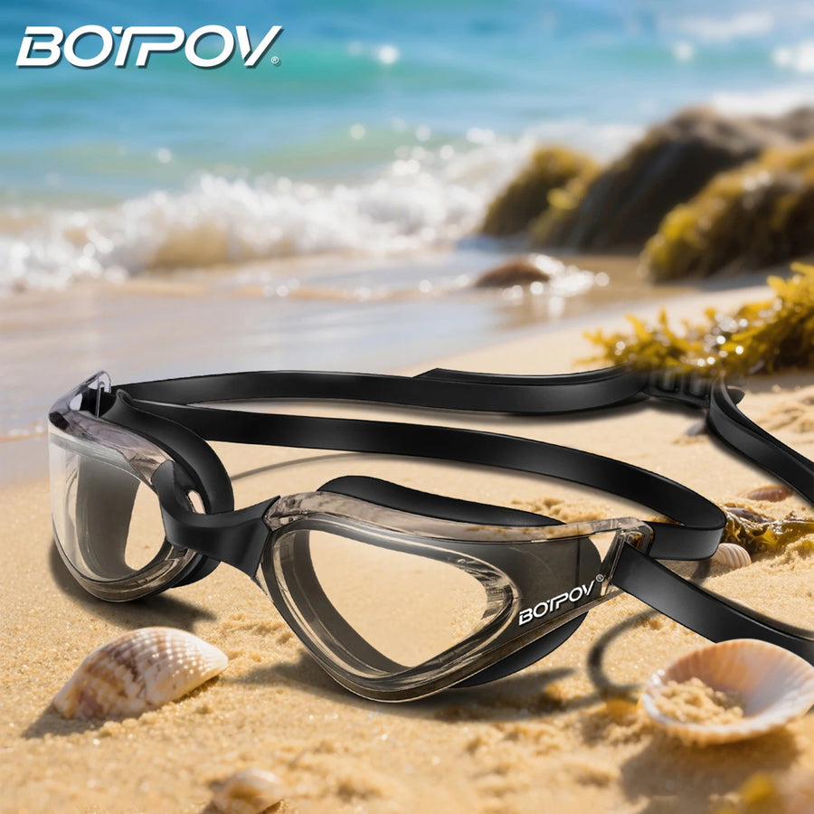 Anti-Fog Swimming Goggles — Waterproof Clear Vision Eyewear