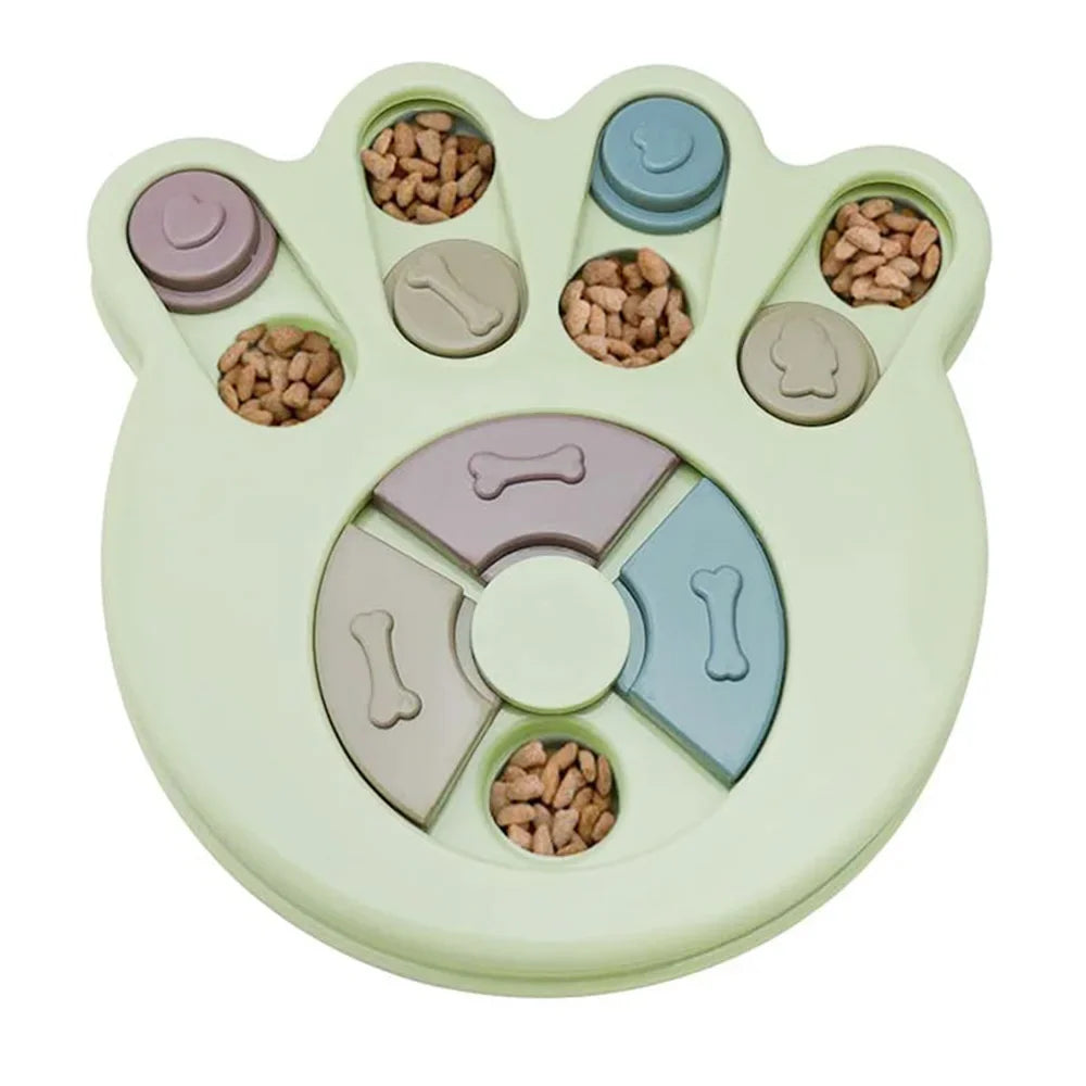 Interactive Dog Puzzle Slow Feeder — IQ Boosting Food Dispenser Bowl