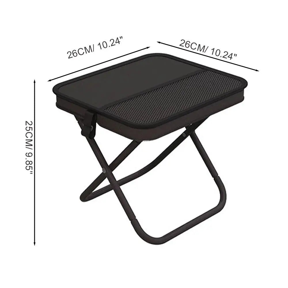 Folding Camping Stool with Crossbody Bag — Ultra Light Portable Seat