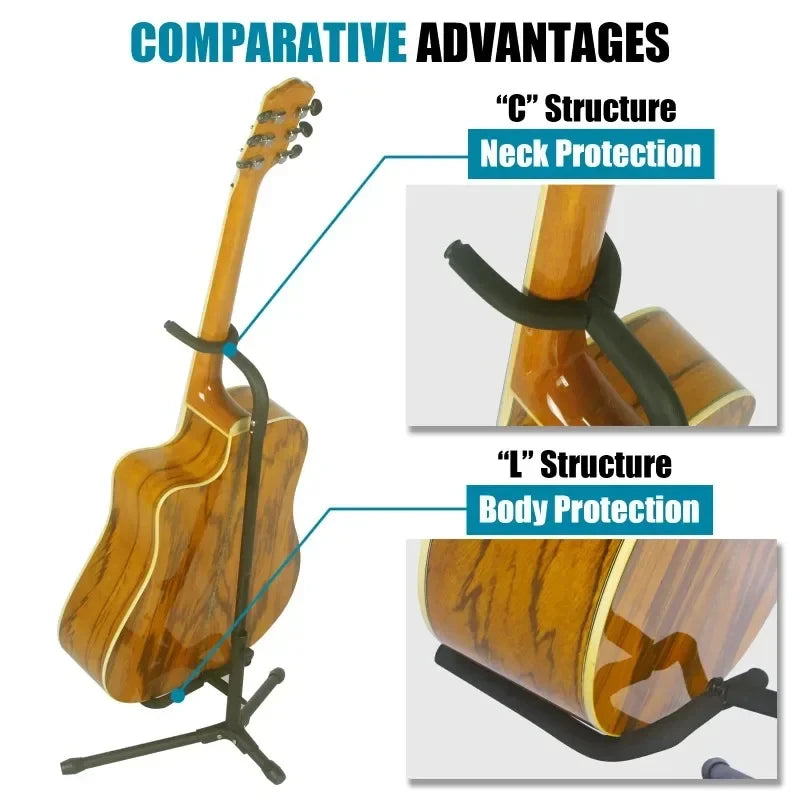 Guitar Stand — Adjustable Instrument Display