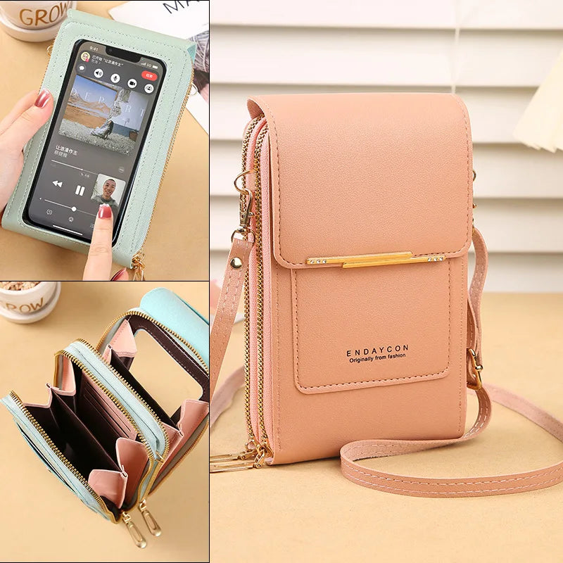 GOT-TOG Women's Crossbody Bag — Fashionable Double-Layer Purse