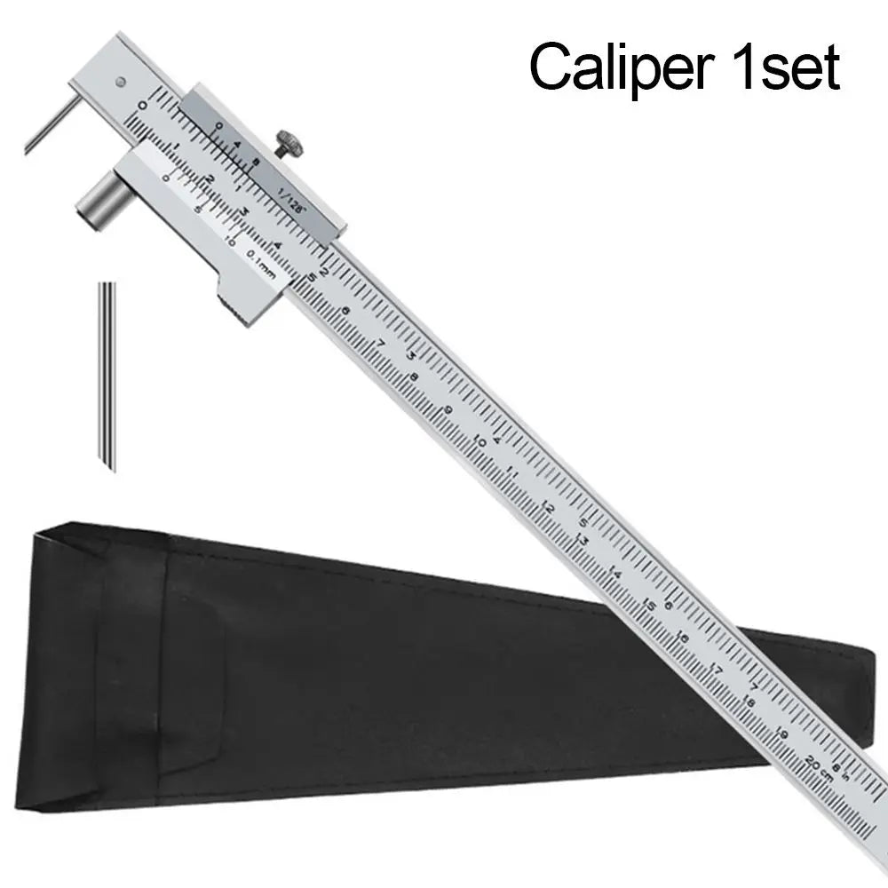 Stainless Steel Parallel Scribe Caliper — Precision Marking Tool for Woodworking