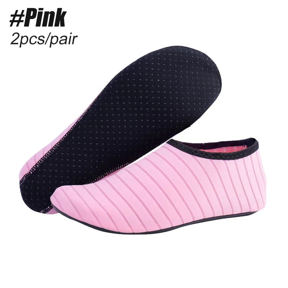 Quick-Dry Water Shoes — Lightweight Barefoot Aqua Socks for Beach & Pool