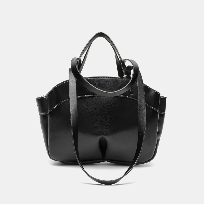 Women's Shoulder Bag Set — Spacious Tote with Matching Mini Pouch